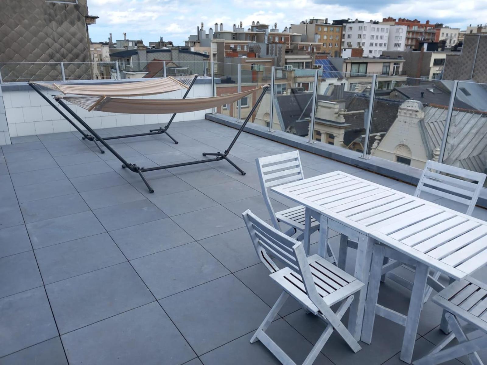 Апартаменты Gezellig Centraal Gelegen Penthouse Oostende Экстерьер фото